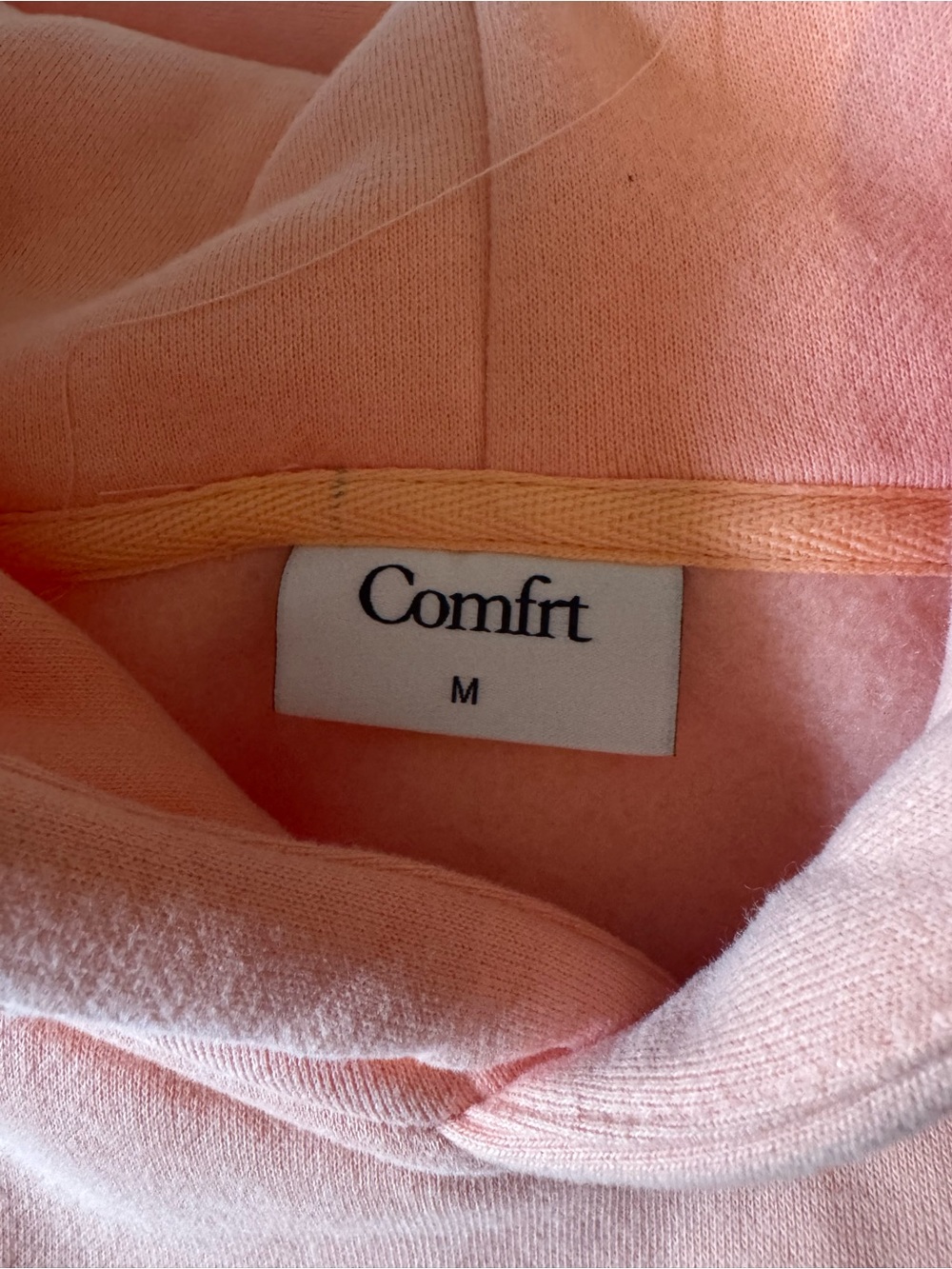Women’s Relaxed Peach Pullover Hoodie - Picture 4 of 5